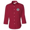 Women's Three-Quarter Sleeve Baby Twill Shirt Thumbnail