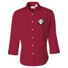 Women's Three-Quarter Sleeve Baby Twill Shirt Thumbnail