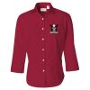 Women's Three-Quarter Sleeve Baby Twill Shirt Thumbnail