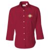 Women's Three-Quarter Sleeve Baby Twill Shirt Thumbnail