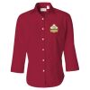 Women's Three-Quarter Sleeve Baby Twill Shirt Thumbnail