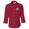 Women's Three-Quarter Sleeve Baby Twill Shirt Thumbnail