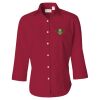 Women's Three-Quarter Sleeve Baby Twill Shirt Thumbnail