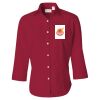 Women's Three-Quarter Sleeve Baby Twill Shirt Thumbnail