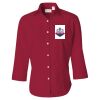 Women's Three-Quarter Sleeve Baby Twill Shirt Thumbnail