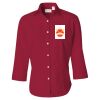 Women's Three-Quarter Sleeve Baby Twill Shirt Thumbnail