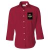 Women's Three-Quarter Sleeve Baby Twill Shirt Thumbnail
