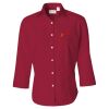 Women's Three-Quarter Sleeve Baby Twill Shirt Thumbnail