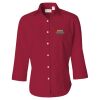 Women's Three-Quarter Sleeve Baby Twill Shirt Thumbnail