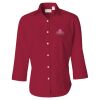 Women's Three-Quarter Sleeve Baby Twill Shirt Thumbnail