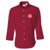 Women's Three-Quarter Sleeve Baby Twill Shirt Thumbnail