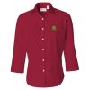 Women's Three-Quarter Sleeve Baby Twill Shirt Thumbnail