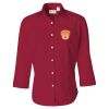 Women's Three-Quarter Sleeve Baby Twill Shirt Thumbnail