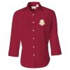 Women's Three-Quarter Sleeve Baby Twill Shirt Thumbnail