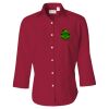 Women's Three-Quarter Sleeve Baby Twill Shirt Thumbnail