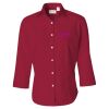 Women's Three-Quarter Sleeve Baby Twill Shirt Thumbnail