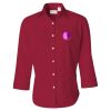 Women's Three-Quarter Sleeve Baby Twill Shirt Thumbnail