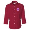 Women's Three-Quarter Sleeve Baby Twill Shirt Thumbnail