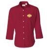 Women's Three-Quarter Sleeve Baby Twill Shirt Thumbnail