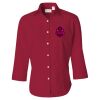 Women's Three-Quarter Sleeve Baby Twill Shirt Thumbnail