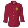 Women's Three-Quarter Sleeve Baby Twill Shirt Thumbnail