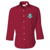 Women's Three-Quarter Sleeve Baby Twill Shirt Thumbnail