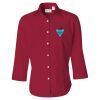 Women's Three-Quarter Sleeve Baby Twill Shirt Thumbnail