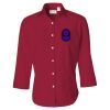 Women's Three-Quarter Sleeve Baby Twill Shirt Thumbnail