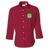 Women's Three-Quarter Sleeve Baby Twill Shirt Thumbnail