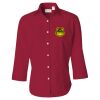 Women's Three-Quarter Sleeve Baby Twill Shirt Thumbnail