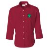 Women's Three-Quarter Sleeve Baby Twill Shirt Thumbnail