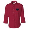 Women's Three-Quarter Sleeve Baby Twill Shirt Thumbnail