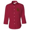 Women's Three-Quarter Sleeve Baby Twill Shirt Thumbnail