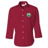 Women's Three-Quarter Sleeve Baby Twill Shirt Thumbnail