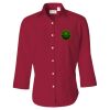 Women's Three-Quarter Sleeve Baby Twill Shirt Thumbnail