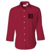 Women's Three-Quarter Sleeve Baby Twill Shirt Thumbnail