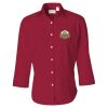 Women's Three-Quarter Sleeve Baby Twill Shirt Thumbnail