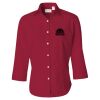 Women's Three-Quarter Sleeve Baby Twill Shirt Thumbnail