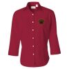 Women's Three-Quarter Sleeve Baby Twill Shirt Thumbnail
