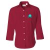 Women's Three-Quarter Sleeve Baby Twill Shirt Thumbnail
