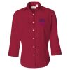 Women's Three-Quarter Sleeve Baby Twill Shirt Thumbnail