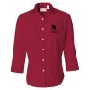 Women's Three-Quarter Sleeve Baby Twill Shirt Thumbnail