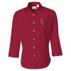 Women's Three-Quarter Sleeve Baby Twill Shirt Thumbnail
