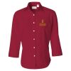 Women's Three-Quarter Sleeve Baby Twill Shirt Thumbnail