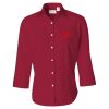 Women's Three-Quarter Sleeve Baby Twill Shirt Thumbnail