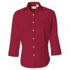 Women's Three-Quarter Sleeve Baby Twill Shirt Thumbnail