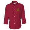 Women's Three-Quarter Sleeve Baby Twill Shirt Thumbnail