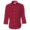 Women's Three-Quarter Sleeve Baby Twill Shirt Thumbnail