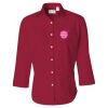 Women's Three-Quarter Sleeve Baby Twill Shirt Thumbnail