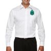Men's Crown Collection® Solid Stretch Twill Woven Shirt Thumbnail